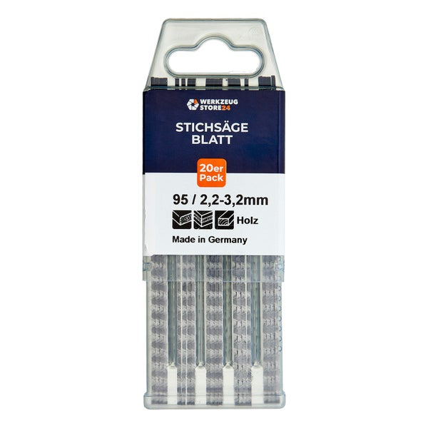 WS24 20x CV-Stichsägeblatt geschliffen/konisch GL 115 VL 95 mm sauber - WS24-100032