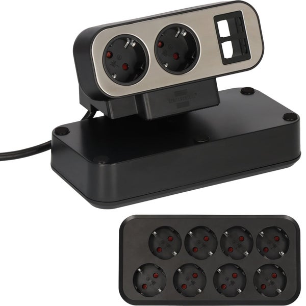 Mehrfachsteckdose mit mehreren Steckplätzen für den Anschluss verschiedener Geräte