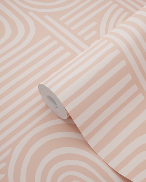 Tapetenrolle mit Streifenmuster