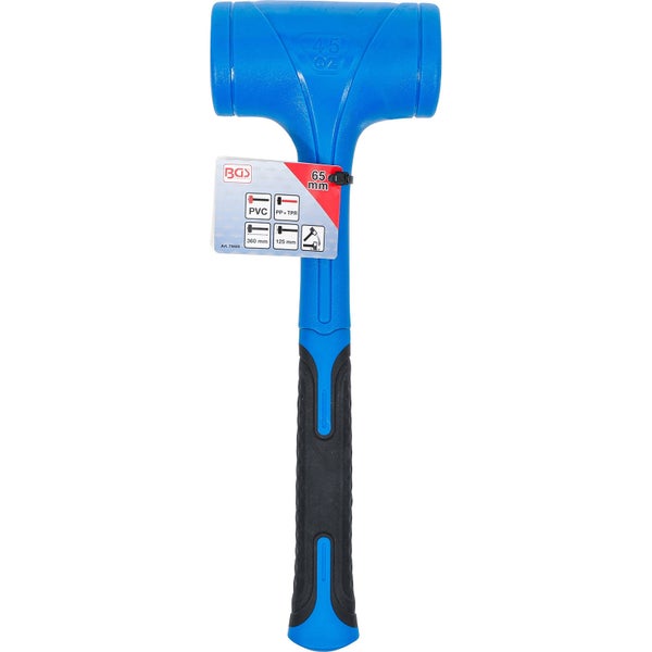 Kunststoffhammer mit PVC- und PP plus TPR-Kopf und einem Gewicht von 45 OZ