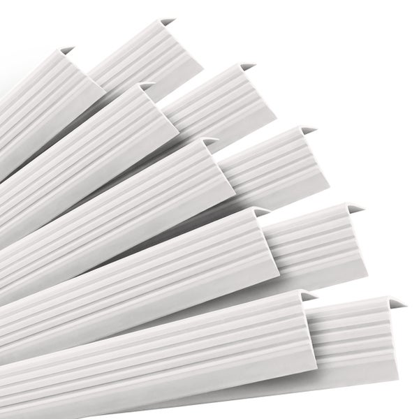 Kunststoff Abschlussprofile mit Rippen