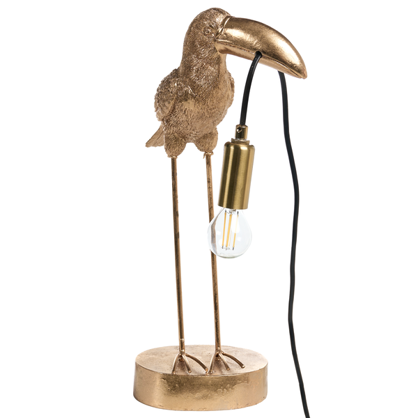 Tischlampe Tukan ARACARI Gold