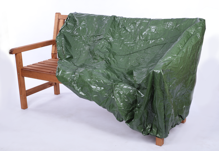 Gartenbank Grana HxBxT 90x154x70cm Inkl. Planenabdeckung Braun