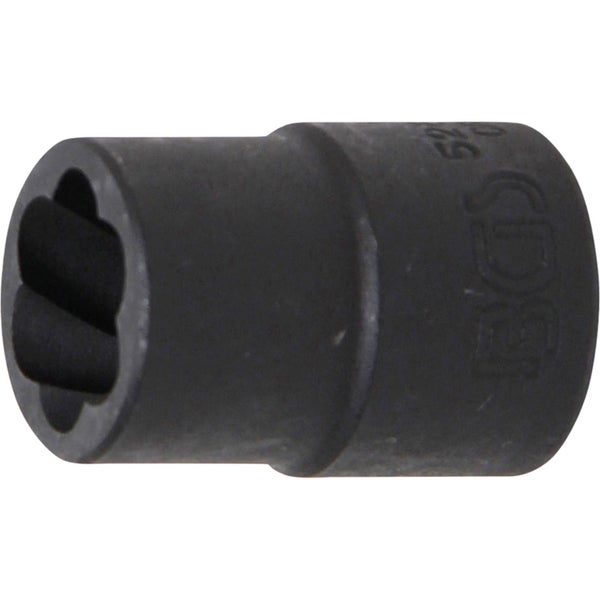 BGS Spiral-Profil-Steckschlüssel-Einsatz / Schraubenausdreher Antrieb Innenvierkant 12,5 mm (1/2) SW 14 mm - 5266-14