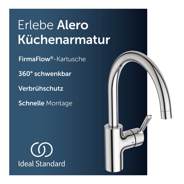 Ideal Standard Alero Küchenarmatur mit schwenkbarem Auslauf und Hebel