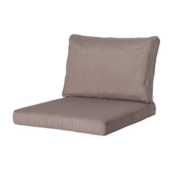 Lounge-Rückenkissen Panama taupe - ca. 40x60 cm - 2er-Set