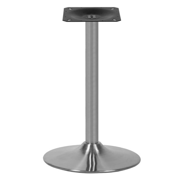 Tischgestell mit rundem Fuß und Mittelsäule aus Metall zur Montage von Tischplatten