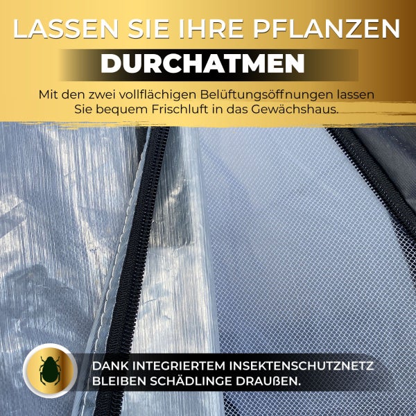 Überwinterungszelt Tropical Island Breeze L für Pflanzen H 200 x Ø 240 cm