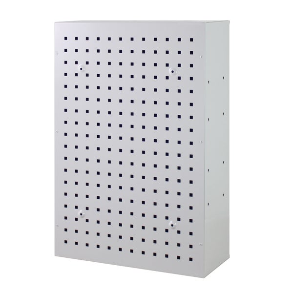 PROREGAL Werkzeugwandschrank mit Tür 1 Fachboden HxBxT 75 x 50 x 20 cm Lichtgrau