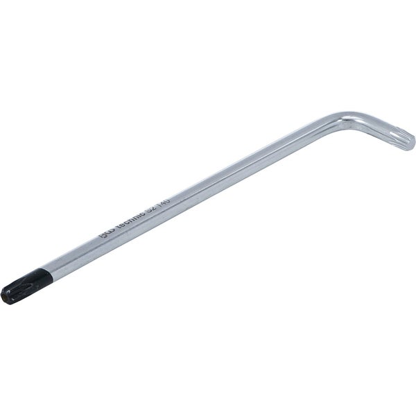 Winkelschlüssel für Torx T40 aus S2 Stahl in L Form.