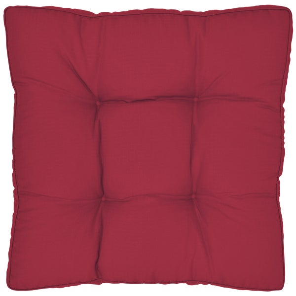Beautissu Xluna Loungekissen Sitz 40x40x10cm Rot