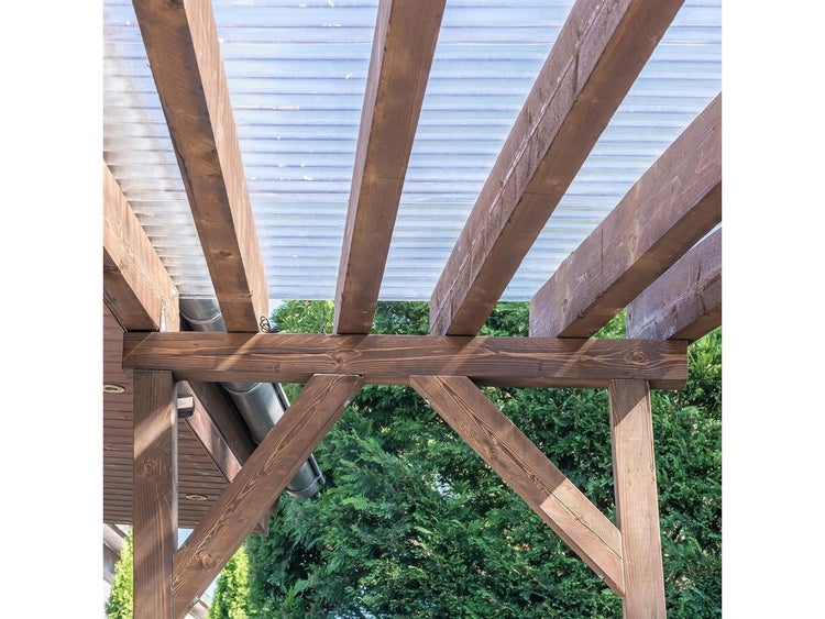 FLOORDIREKT Doppelstegplatte aus Polycarbonat - Stegplatte für Gewächshäuser - 4 mm Stärke - 60,5 x 121 cm - Transparent