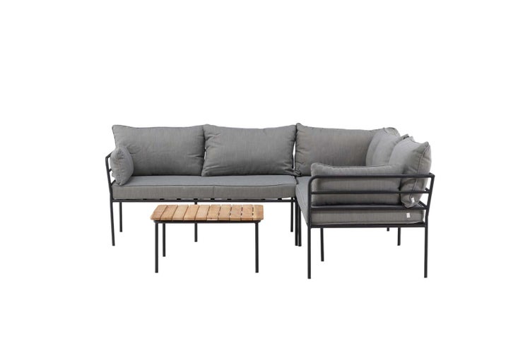 Penh Lounge-Set 2 Teile grau,natur. 65 X 65 X 32 cm