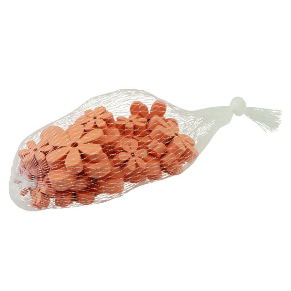 Dekosteine in Blumenform im Netz