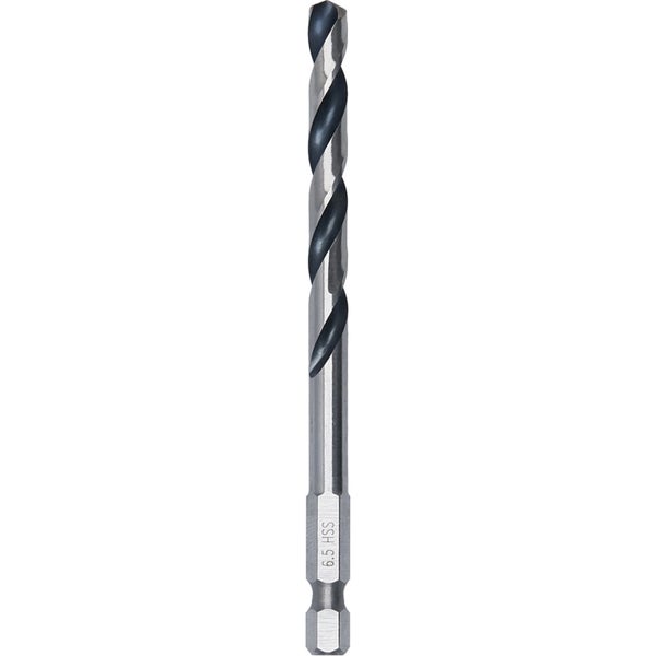 Bosch 1x HSS PointTeQ Hex Sechskantbohrer 6,5 x 63 x 107 mm - 2608577529