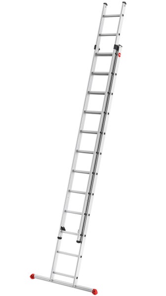 Aluminium-Schiebeleiter mit mehreren Sprossen