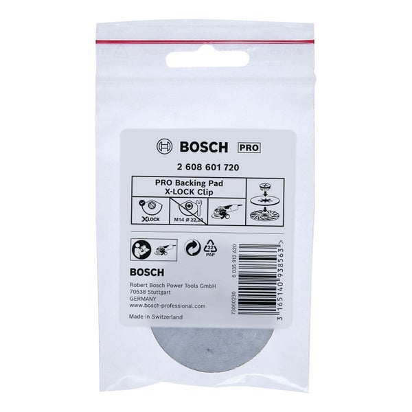 Bosch Pro Schleifteller mit X-Lock Clip in Verpackung