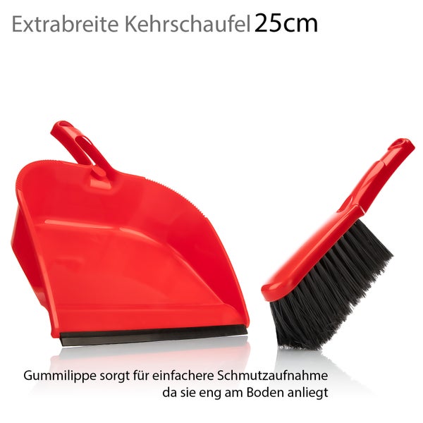 Kehrschaufel und Handfeger Set