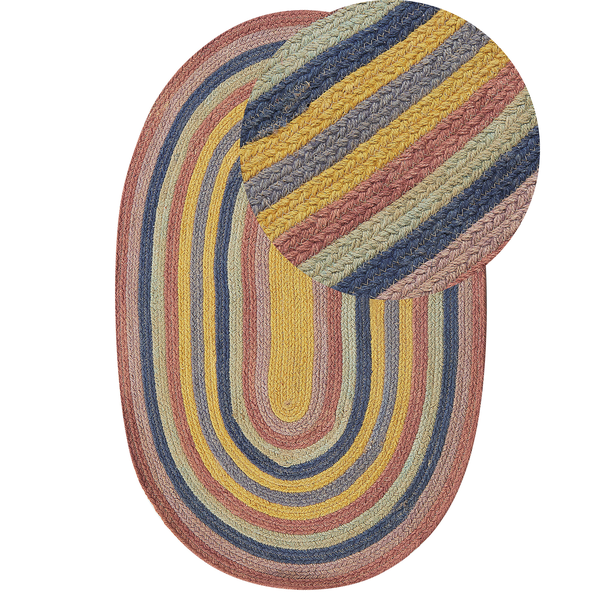 Kinderteppich PEREWI Bunt 70 x 100 cm Jute
