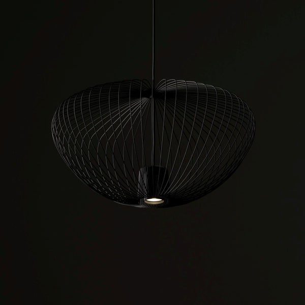 Draht-Pendelleuchte mit LED Licht