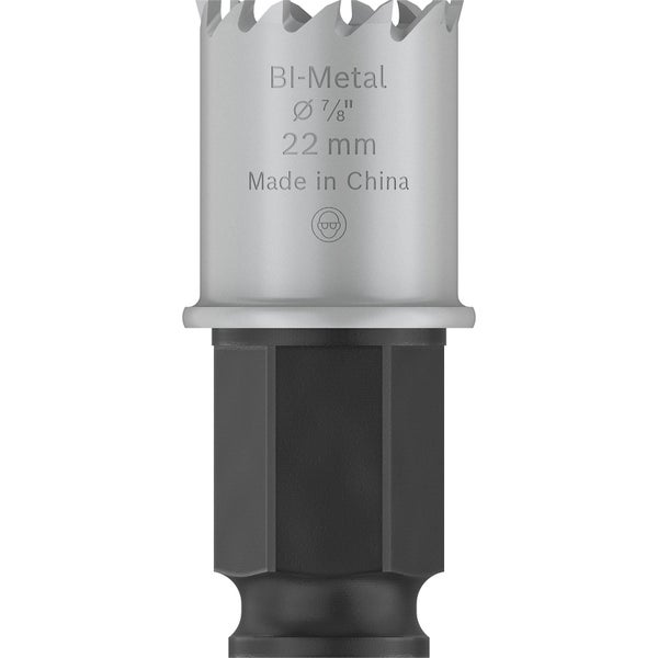 Bimetall Lochsäge mit 22 Millimeter Durchmesser