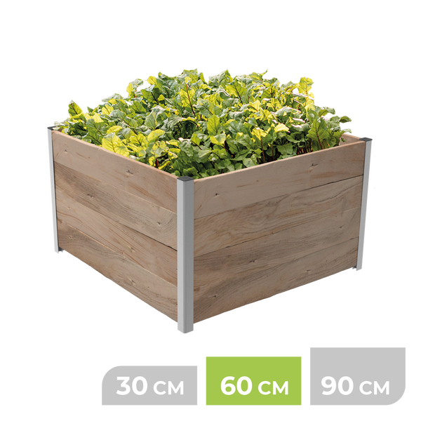 1m² Hochbeet ErnteMAXX in Quadratform Höhe 60 cm