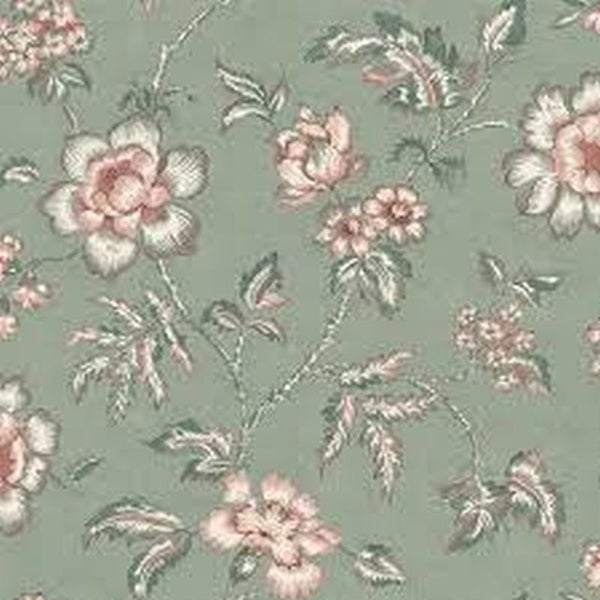 Borastapeter Tapete Blumen Grün - 53 cm x 10.05 m - 660414