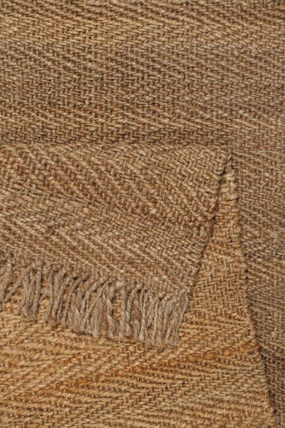 Dhurry Jute-Teppich – handgewebt, schwer, strukturiert 80x150 cm