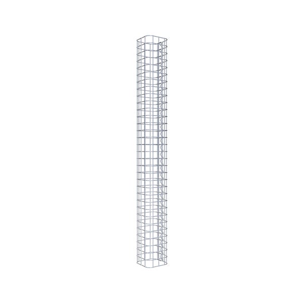 Gabionensäule 17 x 17 cm, MW 5 x 5 cm eckig - Höhe: 1,60 m