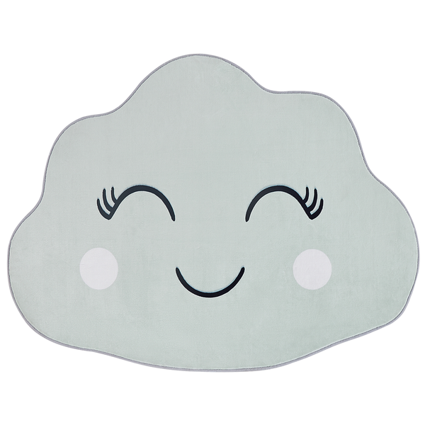 Kinderteppich CUMULUS Mintgrün 90 x 120 cm