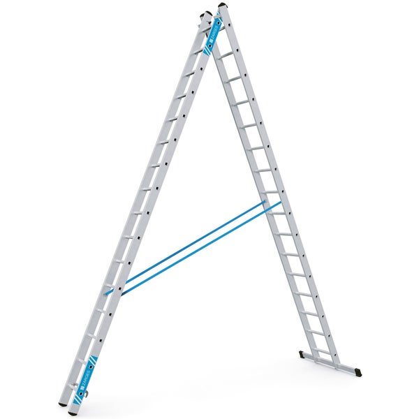 Aluminium Klappleiter mit zwei Holmen