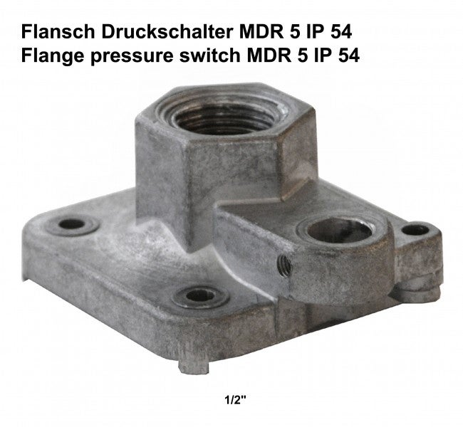 Condor Druckschalter Typ MDR 5/11 Sonderausführung mit Schutzart IP 65 G 1/2 Alu