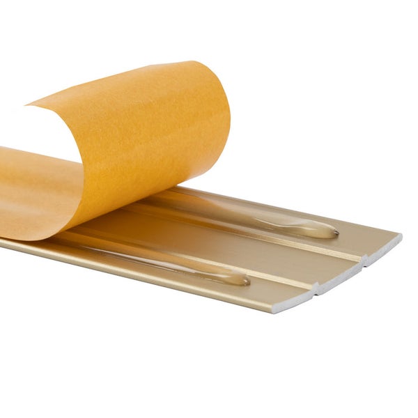 FLOORDIREKT Übergangsprofil - Übergang zwischen Bodenbelägen - Breite: 38 mm - Sahara - Selbstklebend - 100 cm