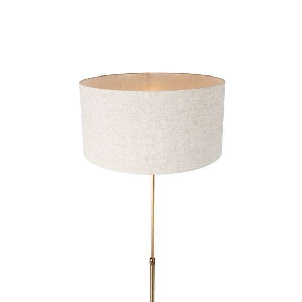 Stehlampe mit Stoffschirm