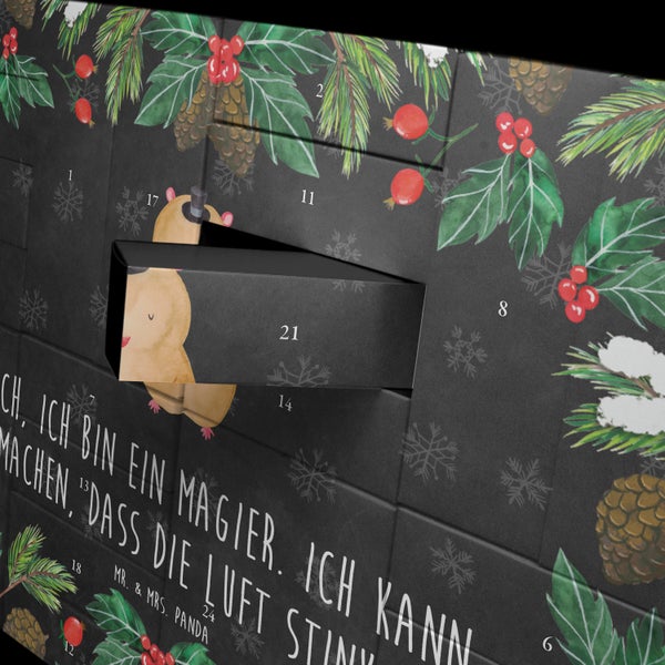 Mr. & Mrs. Panda Befüllbarer Adventskalender Hamster Hut - Schwarz