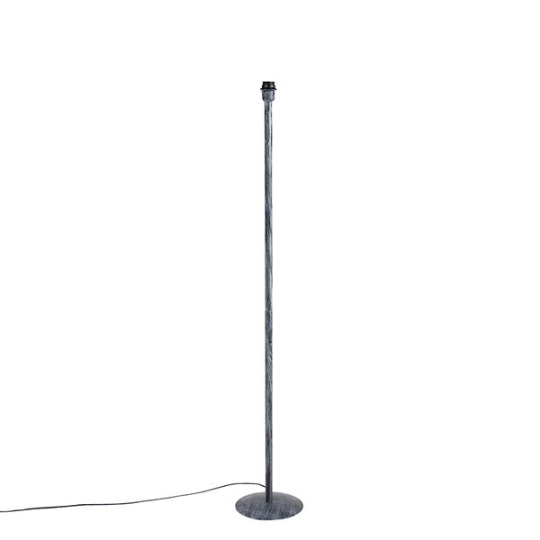 Stehlampe ohne Lampenschirm mit rundem Fuß