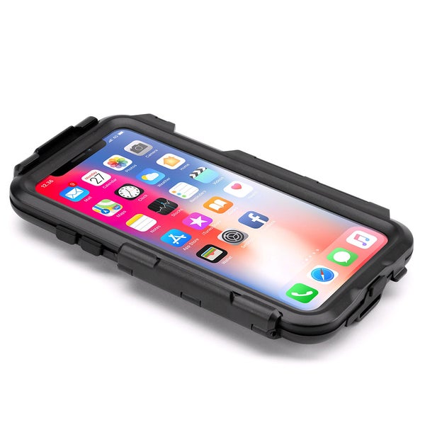 Telefonhalter Fahrrad - iPhone XR + 11 Abdeckung - wasserdicht - schwarz