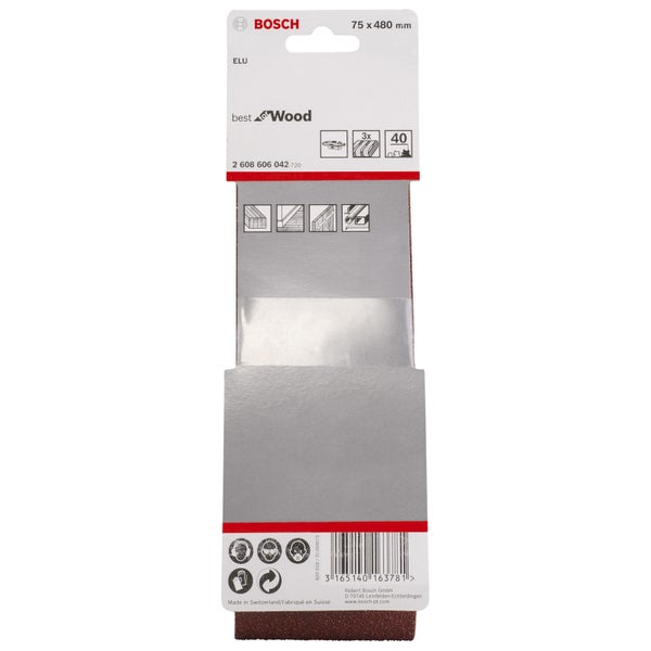 Bosch PRO X440 Schleifband 100 x 620 mm 100 - 2608606144