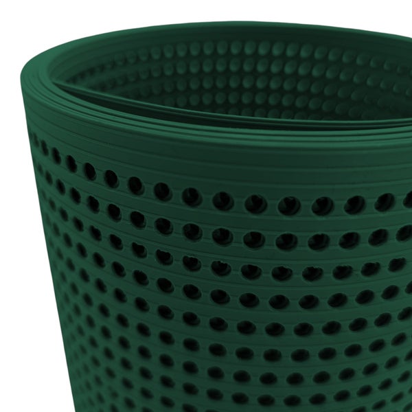 Lochmatte aus Kunststoff, aufgerollt