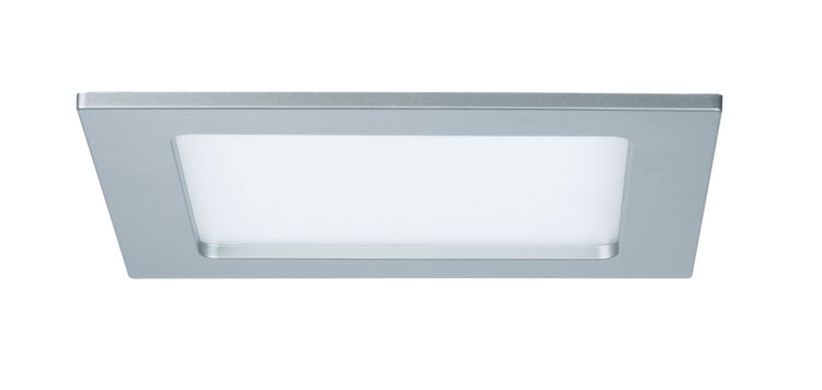 LED Einbaupanel IP44 eckig 165x165mm 12W 850lm 4000K Chrom matt