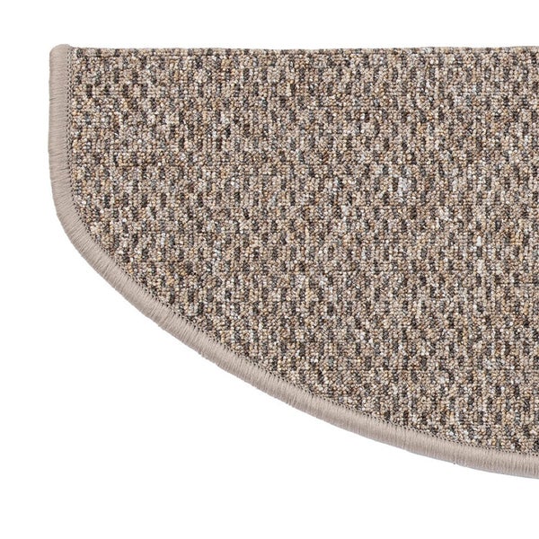 FLOORDIREKT Stufenmatte Ponto - Unempfindlich & Pflegeleicht - Beige - Rechteckig - 23,5 x 65 cm