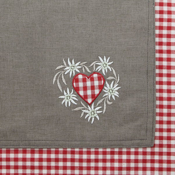 FRANK FLECHTWAREN | Platzmatte Alpenglück, 2er Set, POLYESTER, 45 x 35 cm
