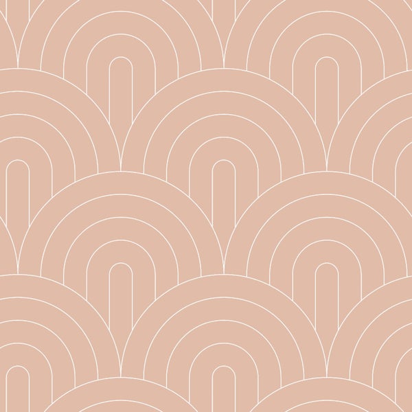 Geometrisches Tapetenmuster mit Bögen