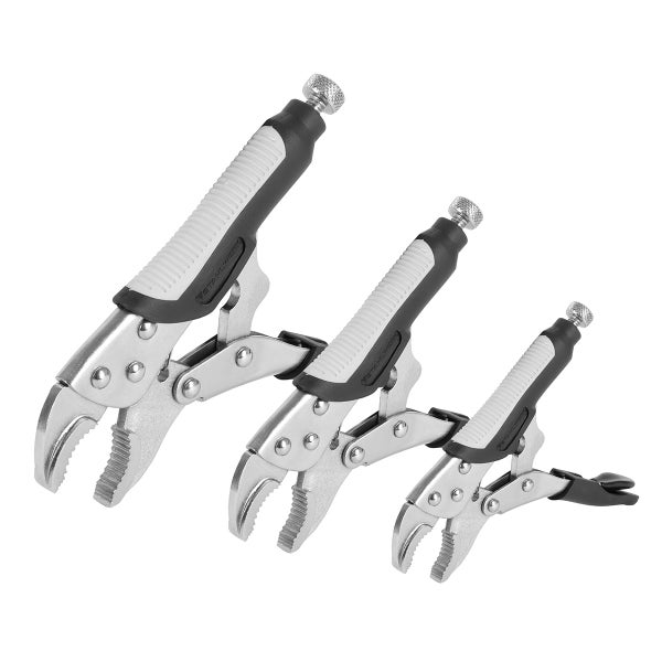STAHLWERK Gripzangen Set 6-teilig Klemmbereich einstellbar