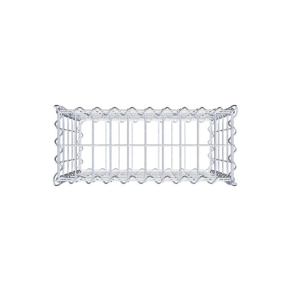 Gabione 50 cm x 50 cm x 20 cm (L x H x T), Maschenweite 5 cm x 10 cm, Spirale