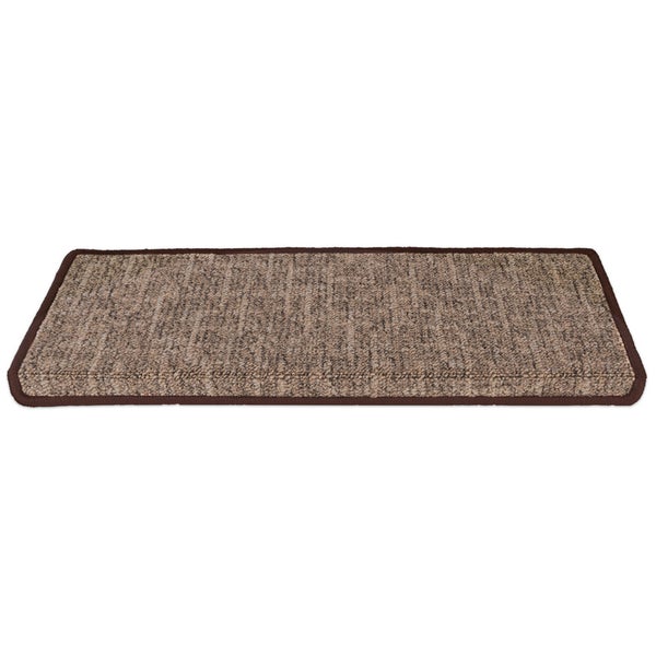FLOORDIREKT Stufenmatte Alto - Selbstklebend - Braun - Rechteckig - 23,5 x 65 cm