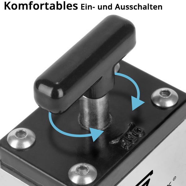 Drehschalter für komfortables Ein- und Ausschalten