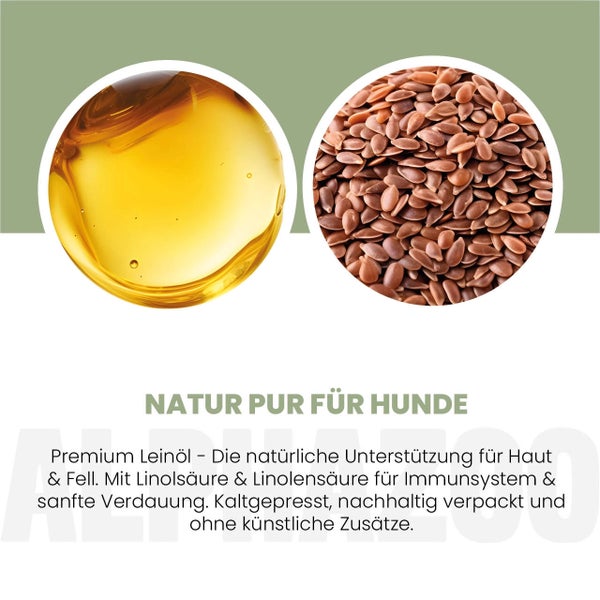 alphazoo Leinöl für Hunde 250ml
