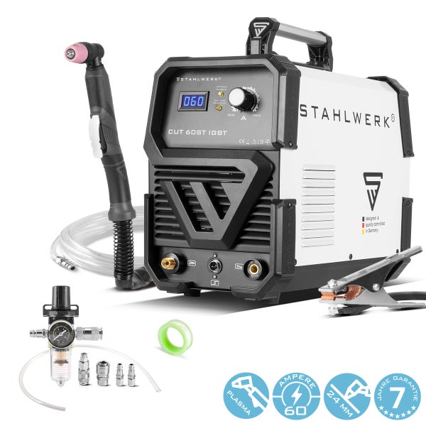 STAHLWERK Plasmaschneider CUT 60 ST IGBT mit 60 Ampere bis 24 mm Schneidleistung