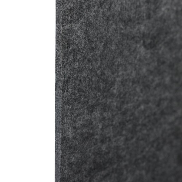 Akustisches Wandpaneel aus PET-Filz – 50 x 50 cm – Grau
